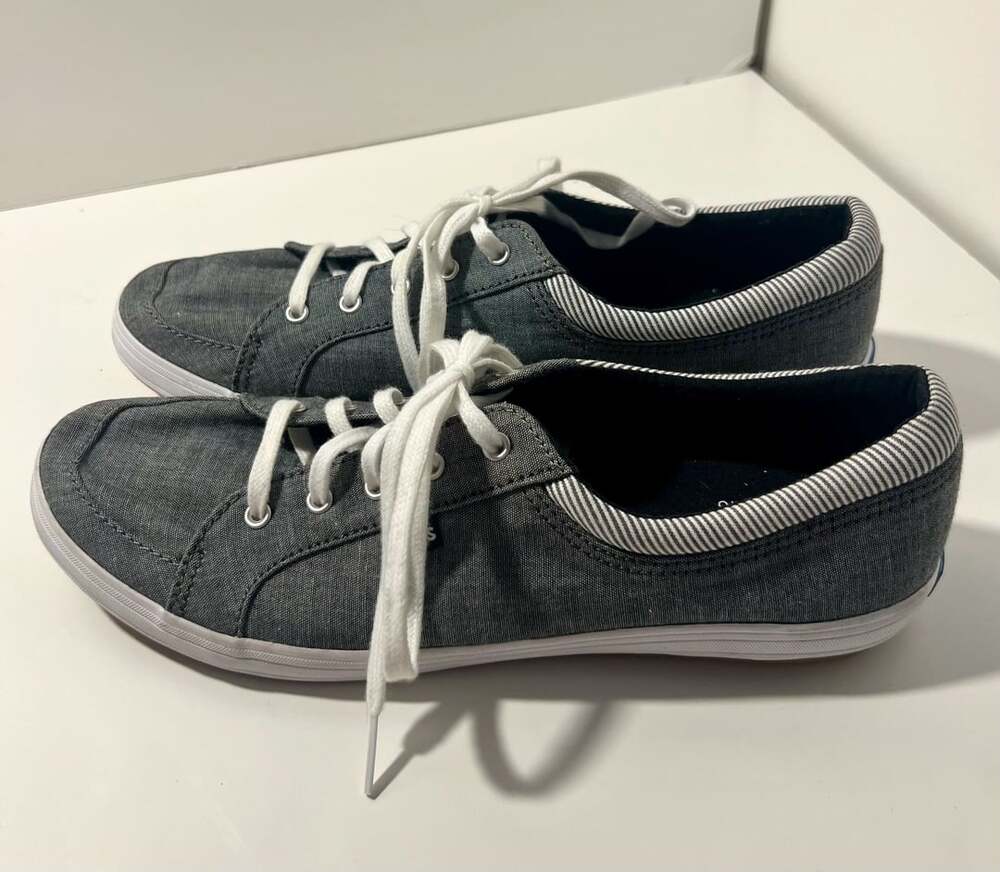 Keds Tour Jersey Oxford Women's Casual Shoe Charcoal